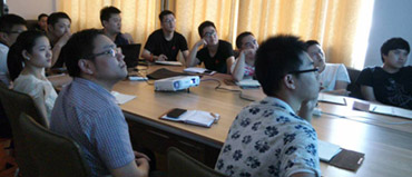 公司举行砂轮产品培训会议