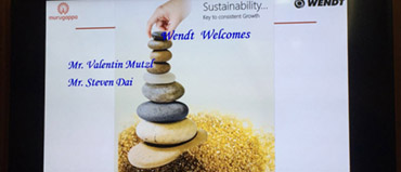 戴拥兵先生访问印度Wendt公司